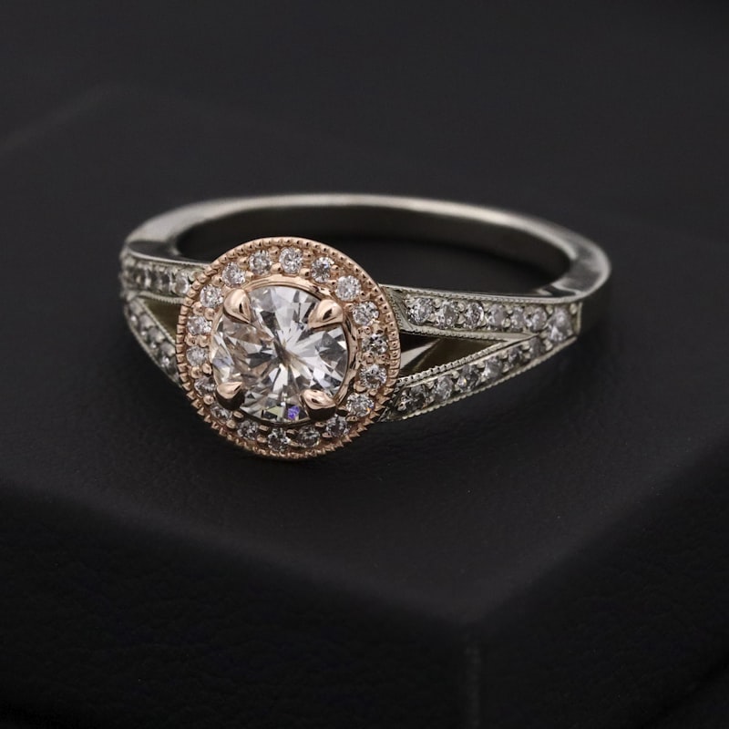 Anillo Solitario Diamante 0.50ct Oro 18K